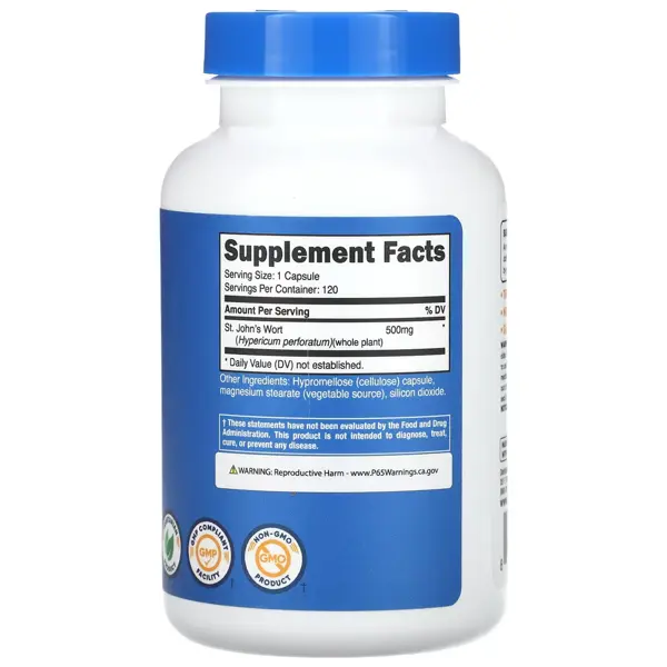 Nutricost, St. John's Wort, 500 mg Capsules